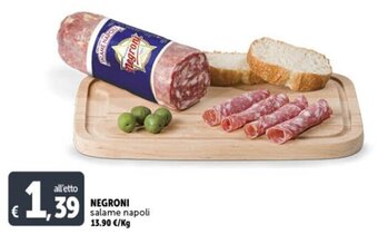 Gourmet Déco NEGRONI salame napoli offerta