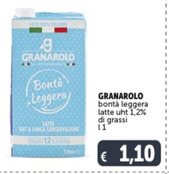 Gourmet Déco GRANAROLO bontà leggera latte uht 1,2% di grassi l 1 offerta
