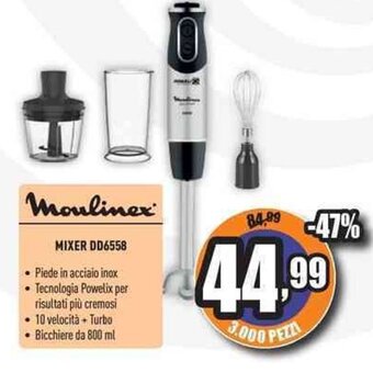 Unieuro Moulinex MIXER DD6558 offerta