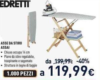 FOPPAPEDRETTI ASSE DA STIRO ASSAI