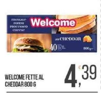WELCOME FETTE AL CHEDDAR 800 G