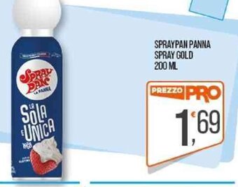 Cash pro SPRAYPAN PANNA SPRAY GOLD 200 ML offerta