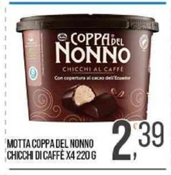 MOTTA COPPA DEL NONNO CHICCHI DI CAFFÈ X4 220 G