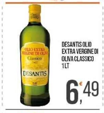 Cash pro DESANTIS OLIO EXTRA VERGINE DI OLIVA CLASSICO 1LT offerta