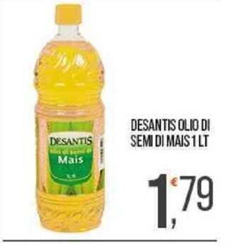DESANTIS OLIO DI SEMI DI MAIS 1 LT