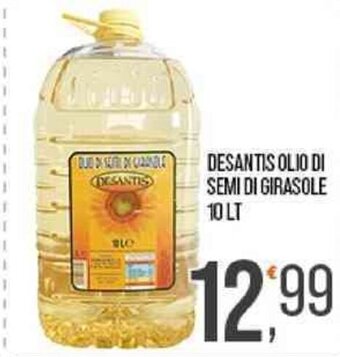 Cash pro DESANTIS OLIO DI SEMI DI GIRASOLE 10 LT offerta