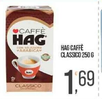 Cash pro HAG CAFFÈ CLASSICO 250 G offerta