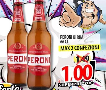 Il Genio Supermercato PERONI BIRRA 66 CL offerta