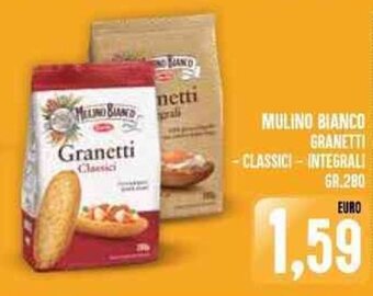 Iper Pellicano MULINO BIANCO GRANETTI - CLASSICI - INTEGRALI GR.280 offerta