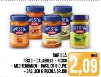 BARILLA PESTO – CALABRESE - ROSSO GR.190