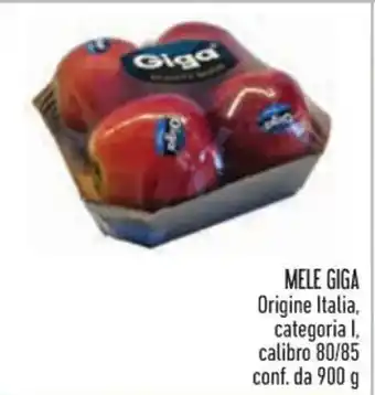 Conad MELE GIGA Origine Italia, categoria I, calibro 80/85 conf. da 900 g offerta