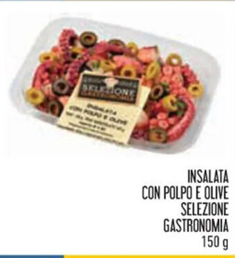 Conad INSALATA CON POLPO E OLIVE SELEZIONE GASTRONOMIA 150 g offerta