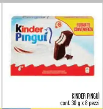 Conad KINDER PINGUI conf. 30 g x 8 pezzi offerta