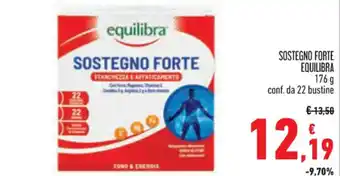 Conad SOSTEGNO FORTE EQUILIBRA 176 g conf. da 22 bustine offerta