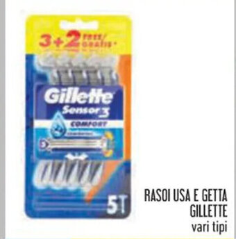 Conad RASOI USA E GETTA GILLETTE vari tipi offerta