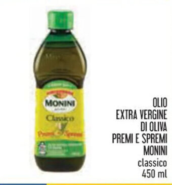 Conad OLIO EXTRA VERGINE DI OLIVA PREMI E SPREMI MONINI classico 450 ml offerta
