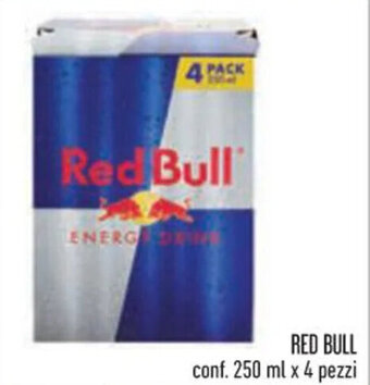 Conad RED BULL conf. 250 ml x 4 pezzi offerta