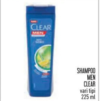 SHAMPOO MEN CLEAR vari tipi 225 ml