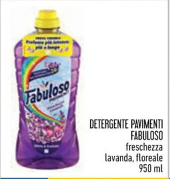 Conad DETERGENTE PAVIMENTI FABULOSO freschezza lavanda, floreale 950 ml offerta