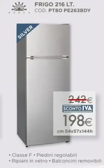 Mondo Convenienza FRIGO 216 LT. COD. PT80 PE263BDY offerta