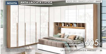 Mondo Convenienza PONTE 6 ANTE cm 320x55x247h offerta