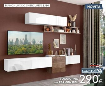 Mondo Convenienza SOGGIORNO cm 262x30x185h offerta