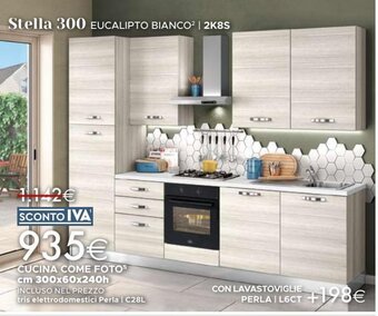 Stella 300 CUCINA COME FOTO5 cm 300x60x240h