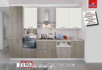 Dotolo Mobili DOTOLO MOBILI CUCINA COMPONIBILE. cm 330 x 60 x 240 h offerta