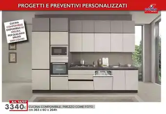 Dotolo Mobili DOTOLO MOBILI CUCINA COMPONIBILE DISPONIBILE cm 363 x 60 x 264 h offerta