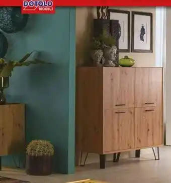 Dotolo Mobili Dotolo Mobili MADIA 4 ANTE cm 123 x 41 x 125h offerta