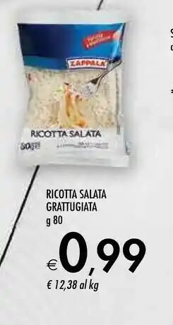 Bennet Zappalà Ricotta Salata Grattugia offerta