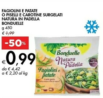 Bennet Bonduelle Fagiolini E Patate Natura In Padella 450 G(ml) offerta