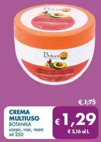 MD Discount CREMA MULTIUSO BOTANIKA corpo, viso, mani ml 250 offerta