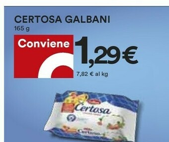 Coop Galbani Certosa 165 G(ml) offerta