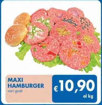 MD Discount MAXI HAMBURGER vari gusti offerta
