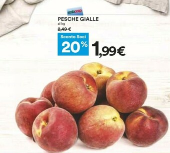 Coop Pesche Gialle offerta