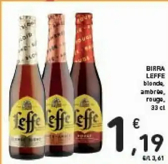 Conad Leffe - Birra Doppio Malto Bionda 330 G(ml) offerta