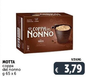 Gourmet Déco Motta coppa del nonno offerta