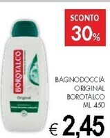 PrestoFresco Borotalco bagnodoccia original offerta