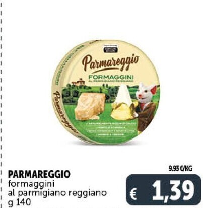 Parmareggio formaggini al parmigiano reggiano offerta di Gourmet Déco
