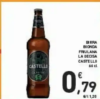 Conad Castello La Decisabirra Bionda Friulana offerta