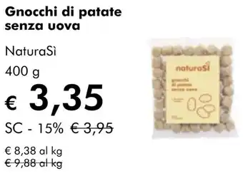 Naturasì gnocchi di patate senza uova