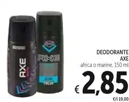 Spazio Conad Axe deodorante offerta