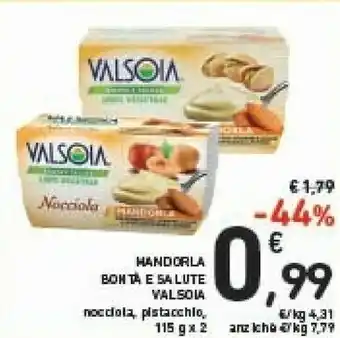Conad Valsoia Mandorla Bonta E Salute offerta