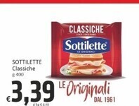 Paghi Poco Sottilette classiche offerta