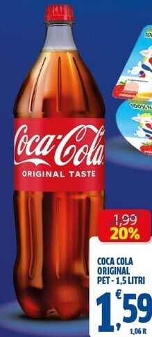 Sigma Coca cola original pet - 1,5 litri offerta
