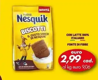 Italmark Nestlè nesquik biscotti offerta