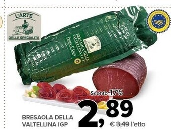 Todis L'arte delle specialità bresaola della valtellina igp offerta