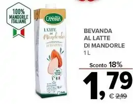Todis Canaria bevanda al latte di mandorle offerta