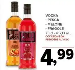 Todis Vodka - pesca - melone - fragole offerta